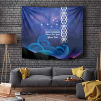 Personalised Matariki New Zealand Tapestry Maori New Year Galaxy Koru Pattern