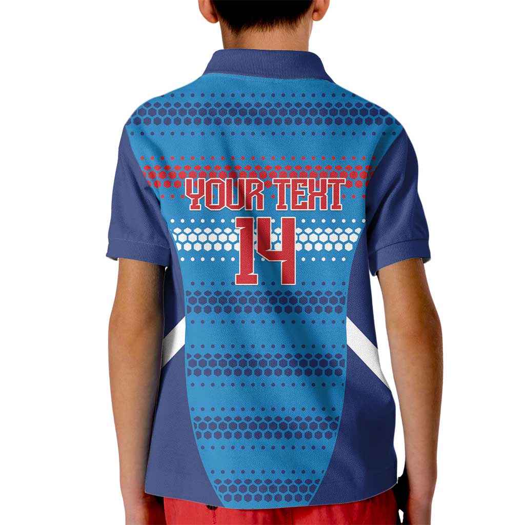 Philippines Football 2026 Kid Polo Shirt Come On Filipinas LT14 - Polynesian Pride