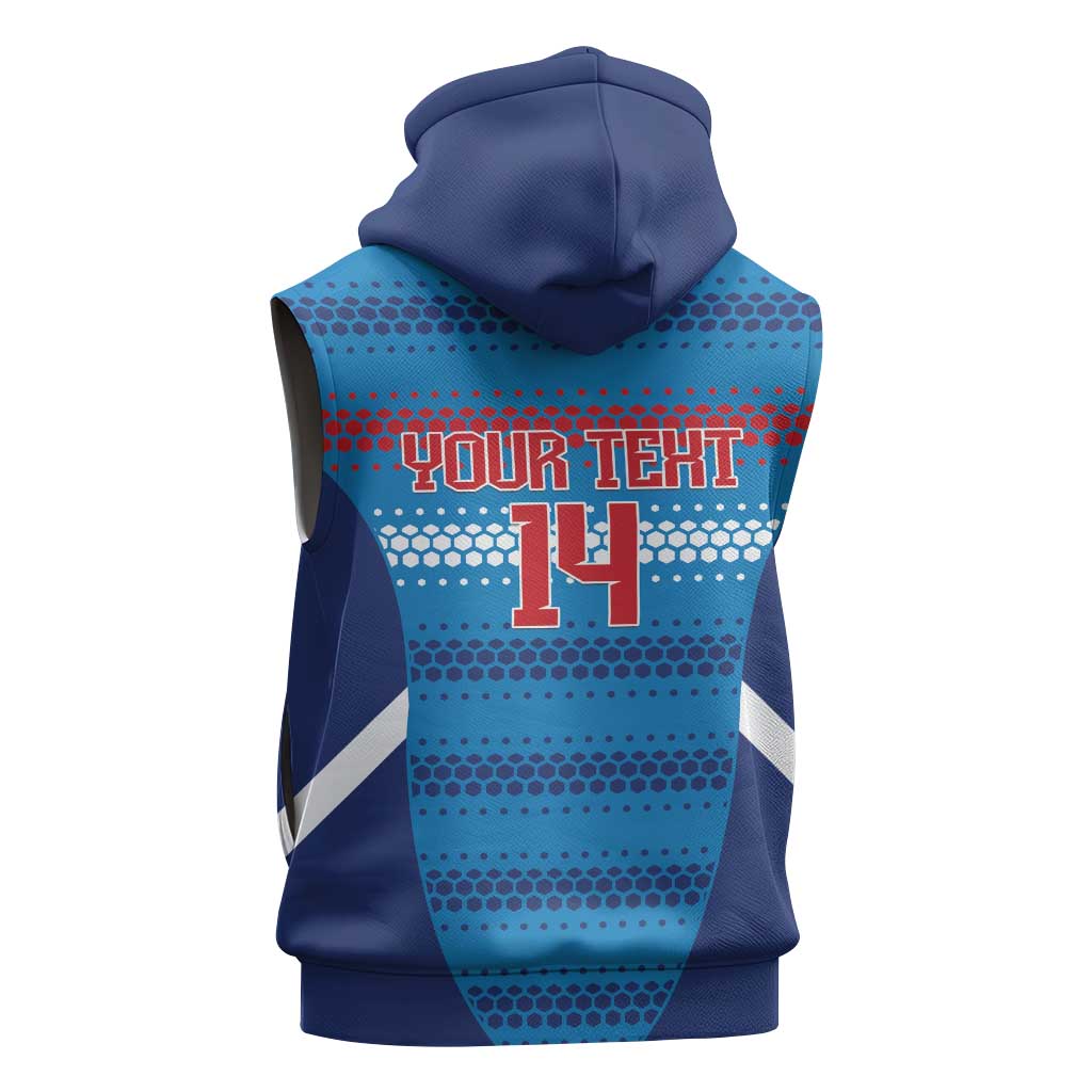 Philippines Football 2026 Sleeveless Zip Hoodie Come On Filipinas LT14 - Polynesian Pride