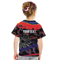 Philippines Sun Tattoo Kid T Shirt Feathers Filipinas Grunge Style Black LT14 - Polynesian Pride