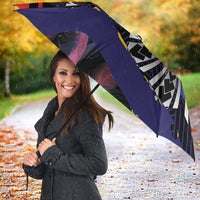 Philippines Sun Tattoo Umbrella Feathers Filipinas Grunge Style Black