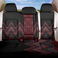 Red Aotearoa Mangopare Kowhaiwhai and Niho Taniwha Back Car Seat Cover Maori New Zealand