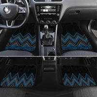 Blue Aotearoa Mangopare Kowhaiwhai and Niho Taniwha Car Mats Maori New Zealand