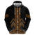 Gold Aotearoa Mangopare Kowhaiwhai and Niho Taniwha Hoodie Maori New Zealand