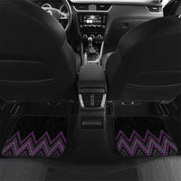 Purple Aotearoa Mangopare Kowhaiwhai and Niho Taniwha Car Mats Maori New Zealand