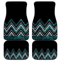 Paua Shell Aotearoa Mangopare Kowhaiwhai and Niho Taniwha Car Mats Maori New Zealand