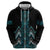 Paua Shell Aotearoa Mangopare Kowhaiwhai and Niho Taniwha Hoodie Maori New Zealand