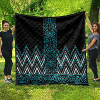 Paua Shell Aotearoa Mangopare Kowhaiwhai and Niho Taniwha Quilt Maori New Zealand