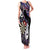 Personalised New Zealand Darts Family Matching Tank Maxi Dress and Hawaiian Shirt Ngutukaka Manaia Taniko Luxury Purple - Polynesian Pride