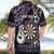 Personalised New Zealand Darts Hawaiian Shirt Ngutukaka Manaia Taniko Luxury Purple - Polynesian Pride