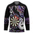 Personalised New Zealand Darts Hockey Jersey Ngutukaka Manaia Taniko Luxury Purple - Polynesian Pride
