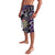 Personalised New Zealand Darts Lavalava Ngutukaka Manaia Taniko Luxury Purple - Polynesian Pride