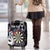 Personalised New Zealand Darts Luggage Cover Ngutukaka Manaia Taniko Luxury Purple - Polynesian Pride