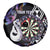 Personalised New Zealand Darts Spare Tire Cover Ngutukaka Manaia Taniko Luxury Purple - Polynesian Pride