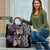 Personalised New Zealand Darts Travel Bag Ngutukaka Manaia Taniko Luxury Purple - Polynesian Pride