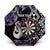 Personalised New Zealand Darts Umbrella Ngutukaka Manaia Taniko Luxury Purple - Polynesian Pride