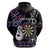 Personalised New Zealand Darts Zip Hoodie Ngutukaka Manaia Taniko Luxury Purple - Polynesian Pride