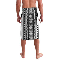 Fiji Day 1970 Lavalava For Fiji Ever Fiji Tapa Pattern White LT14 - Polynesian Pride