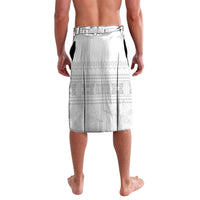 Samoa White Sunday Lavalava Lotu Tamaiti Samoan Siapo Teuila Flowers LT14 - Polynesian Pride
