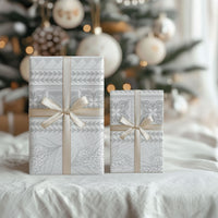 Samoa White Sunday Wrapping Paper Lotu Tamaiti Samoan Siapo Teuila Flowers LT14 - Polynesian Pride