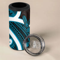 Kikorangi Aotearoa Atua Tumatauenga 4 in 1 Can Cooler Tumbler Maori God Of War Tiki With Taiaha LT14 - Polynesian Pride