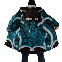 Kikorangi Aotearoa Atua Tumatauenga Personalised Cloak Maori God Of War Tiki With Taiaha LT14 - Polynesian Pride