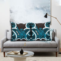 Kikorangi Aotearoa Atua Tumatauenga Personalised Pillow Cover Maori God Of War Tiki With Taiaha LT14 - Polynesian Pride
