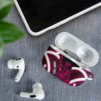 Mawhero Aotearoa Atua Tumatauenga Personalised AirPods Case Maori God Of War Tiki With Taiaha LT14 - Polynesian Pride