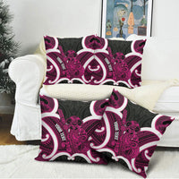 Mawhero Aotearoa Atua Tumatauenga Personalised Pillow Cover Maori God Of War Tiki With Taiaha LT14 - Polynesian Pride