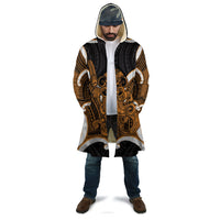 Karaka Aotearoa Atua Tumatauenga Personalised Cloak Maori God Of War Tiki With Taiaha LT14 - Polynesian Pride