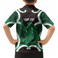 Kakariki Aotearoa Atua Tumatauenga Personalised Hawaiian Shirt Maori God Of War Tiki With Taiaha LT14 - Polynesian Pride