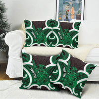Kakariki Aotearoa Atua Tumatauenga Personalised Pillow Cover Maori God Of War Tiki With Taiaha LT14 - Polynesian Pride