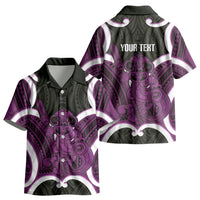 Waiporoporo Aotearoa Atua Tumatauenga Personalised Kid Hawaiian Shirt Maori God Of War Tiki With Taiaha LT14 - Polynesian Pride
