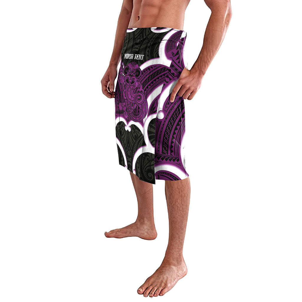 Waiporoporo Aotearoa Atua Tumatauenga Personalised Lavalava Maori God Of War Tiki With Taiaha LT14 - Polynesian Pride