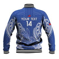 Custom Manu Samoa Rugby 2024 Baseball Jacket Go Champions Samoan Tattoo LT14 - Polynesian Pride
