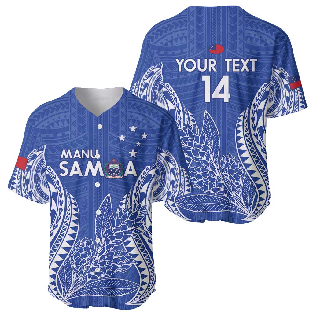 Custom Manu Samoa Rugby 2024 Baseball Jersey Go Champions Samoan Tattoo LT14 - Polynesian Pride