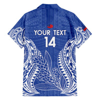 Custom Manu Samoa Rugby 2024 Family Matching Long Sleeve Bodycon Dress and Hawaiian Shirt Go Champions Samoan Tattoo