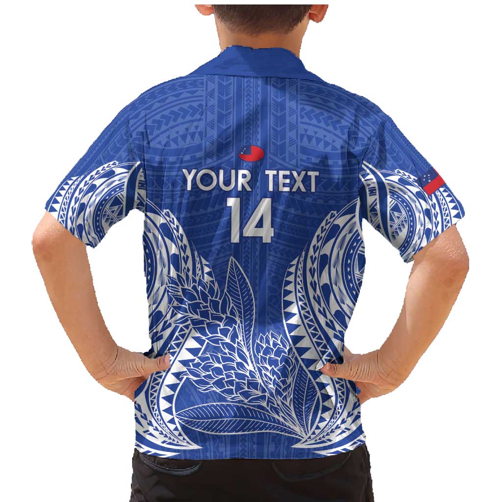 Custom Manu Samoa Rugby 2024 Family Matching Mermaid Dress and Hawaiian Shirt Go Champions Samoan Tattoo