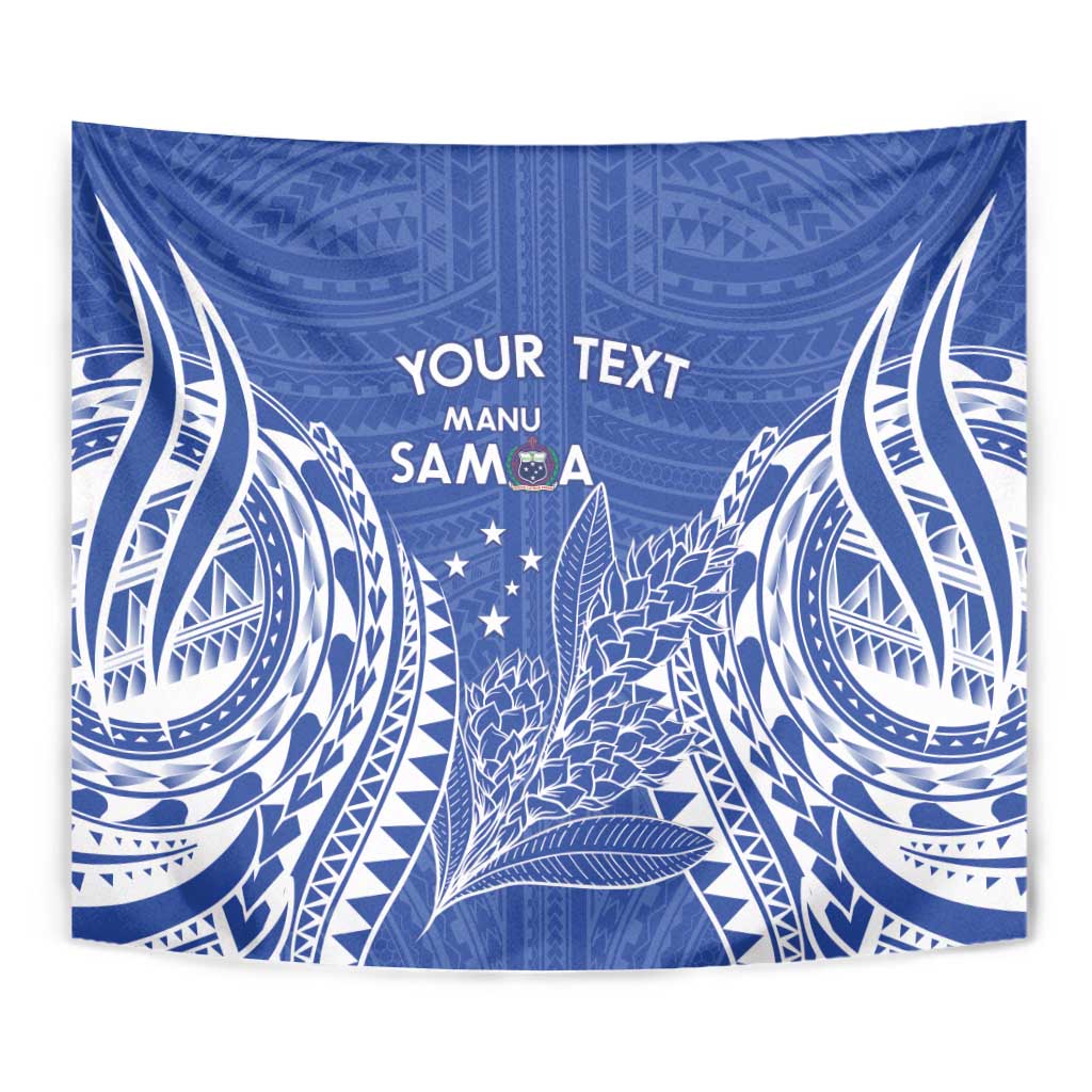 Custom Manu Samoa Rugby 2024 Tapestry Go Champions Samoan Tattoo LT14 - Polynesian Pride