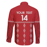 Custom Tonga Rugby 2024 Family Matching Long Sleeve Bodycon Dress and Hawaiian Shirt Go Champions Ikale Tahi Ngatu Pattern