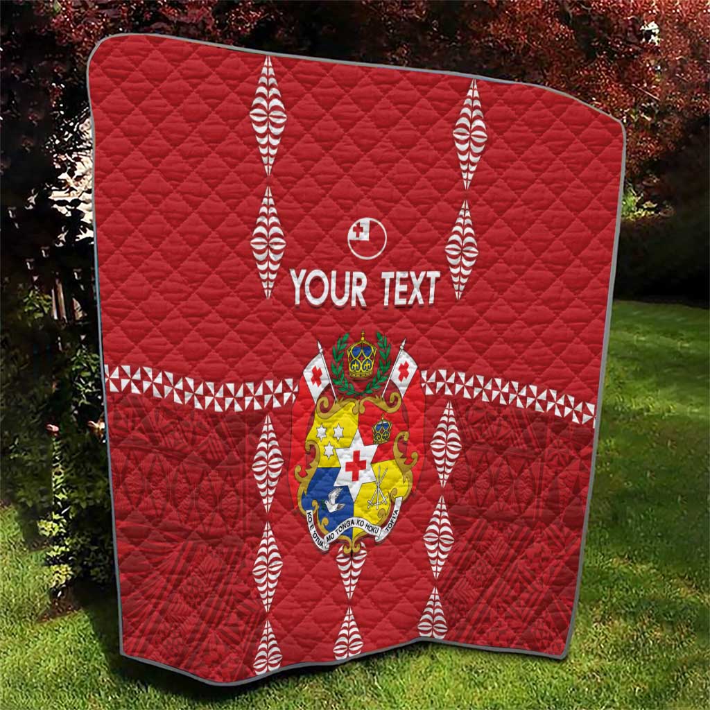 Custom Tonga Rugby 2024 Quilt Go Champions Ikale Tahi Ngatu Pattern LT14 - Polynesian Pride
