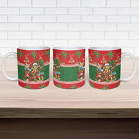 Hawaii Christmas Mele Kalikimaka Ceramic Mug Aloha Turtle Santa With Ukulele LT14 - Polynesian Pride