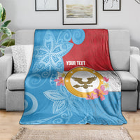 Personalised Malaita Province Day Blanket Solomon Islands Maramapaina Flag Color LT14 - Polynesian Pride
