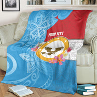 Personalised Malaita Province Day Blanket Solomon Islands Maramapaina Flag Color LT14 - Polynesian Pride