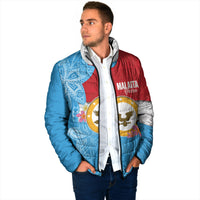 Personalised Malaita Province Day Padded Jacket Solomon Islands Maramapaina Flag Color LT14 - Polynesian Pride