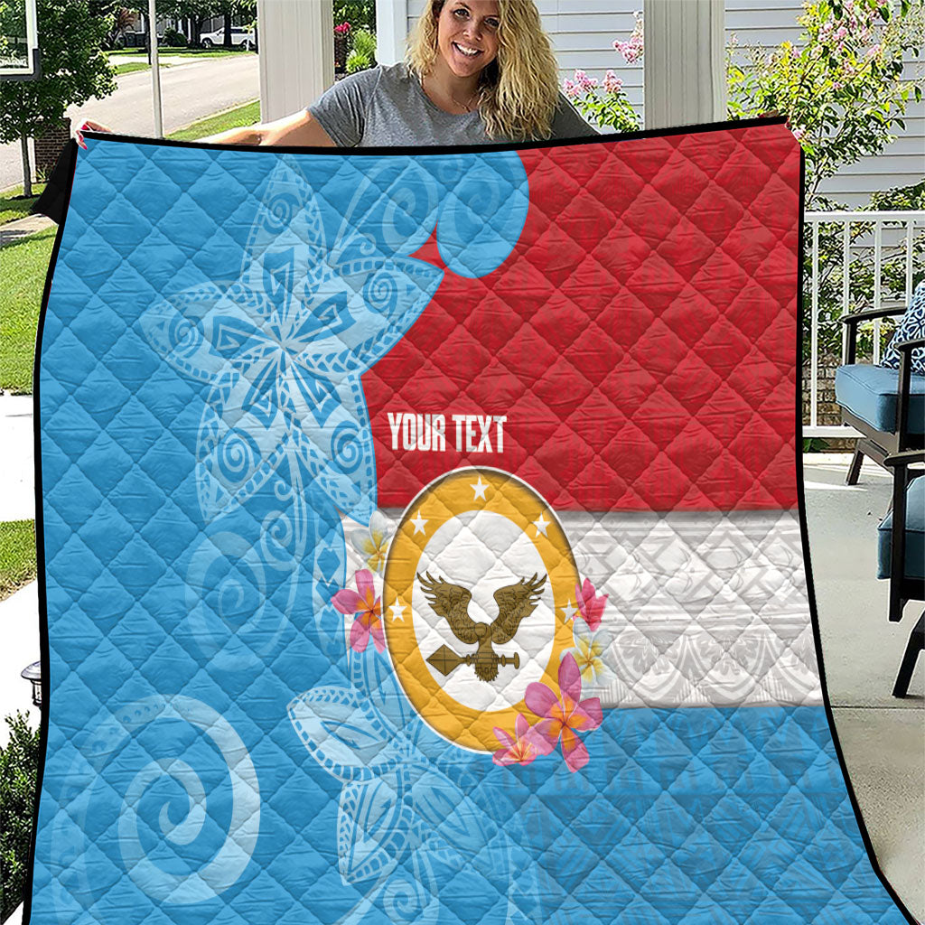Personalised Malaita Province Day Quilt Solomon Islands Maramapaina Flag Color LT14 Blue - Polynesian Pride