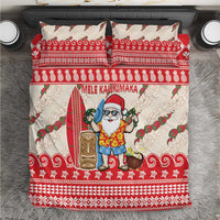 Hawaii Christmas Six Seven Bedding Set Mele Kalikimaka Funny Santa 67 Gen Alpha Slang - Polynesian Pride
