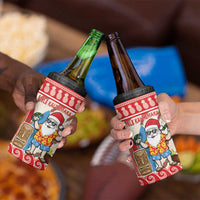 Hawaii Christmas Six Seven 4 in 1 Can Cooler Tumbler Mele Kalikimaka Funny Santa 67 Gen Alpha Slang - Polynesian Pride