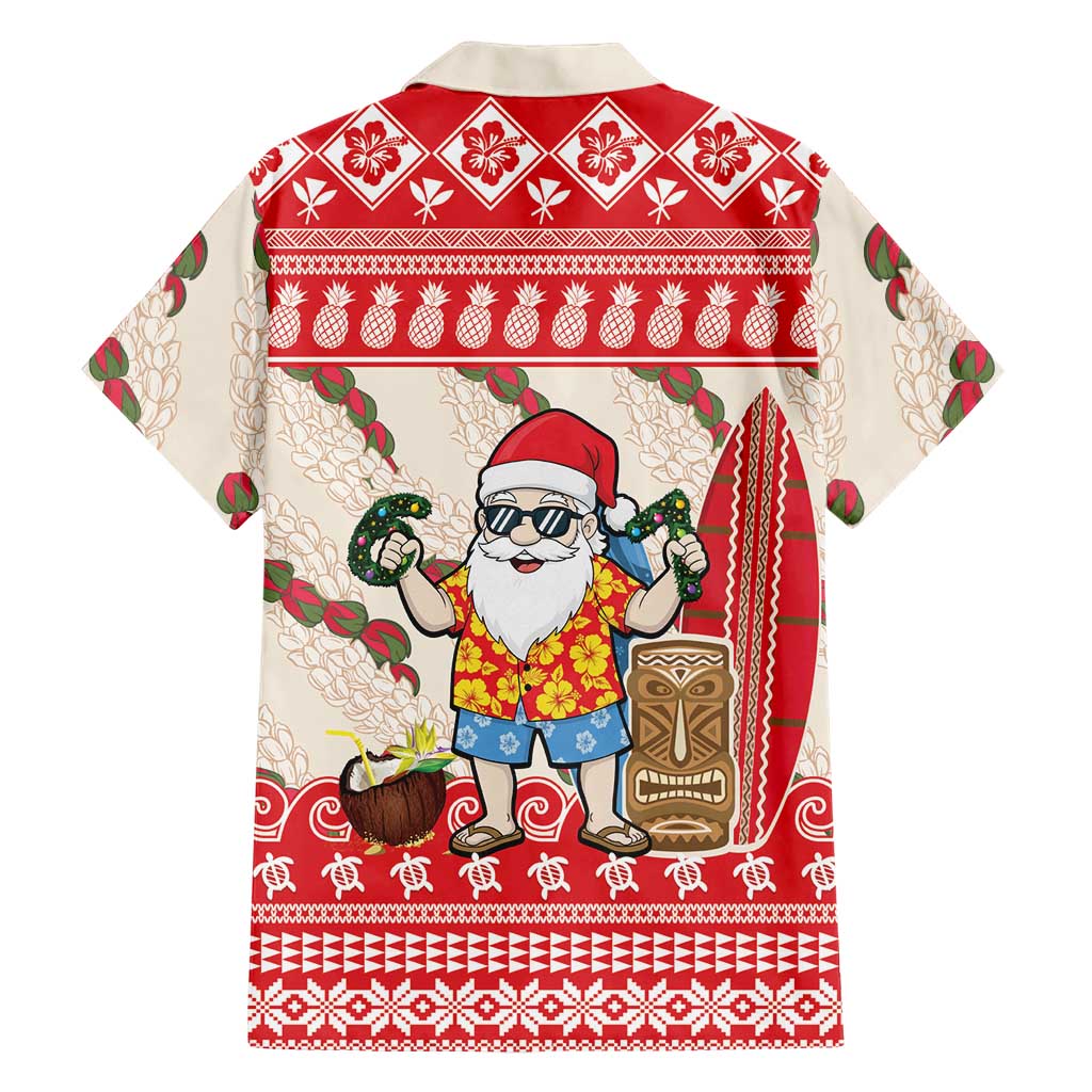 Hawaii Christmas Six Seven Family Matching Summer Maxi Dress and Hawaiian Shirt Mele Kalikimaka Funny Santa 67 Gen Alpha Slang LT14 - Polynesian Pride