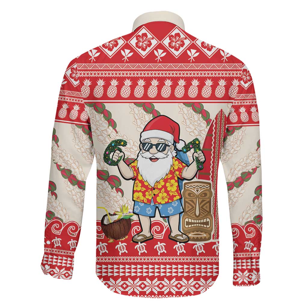 Hawaii Christmas Six Seven Family Matching Summer Maxi Dress and Hawaiian Shirt Mele Kalikimaka Funny Santa 67 Gen Alpha Slang LT14 - Polynesian Pride